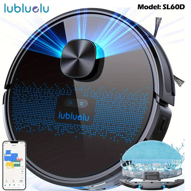 Robot Vacuum And Mop, 3 In 1 Robotic Vacuum Cleaner, LiDAR Navigation, Smart Mapping