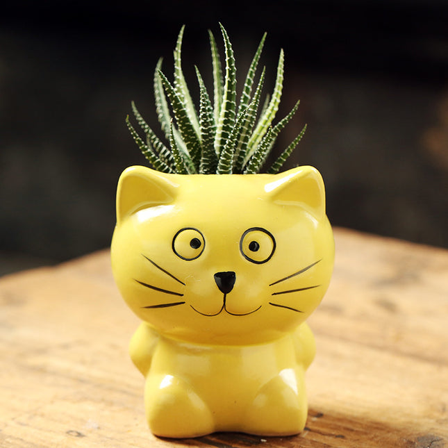Succulent Flower Pot Ceramic Breathable Stoneware