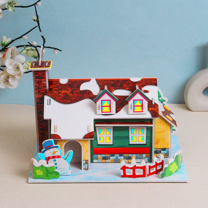 Fashion Paper Three-dimensional Puzzle House