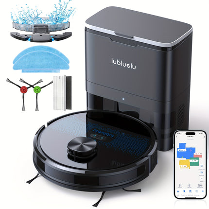 Lubluelu SL60 Plus Robot Vacuum Self Emptying, Hands-free Up to 60 Days, 4000pa Robot Vacuum