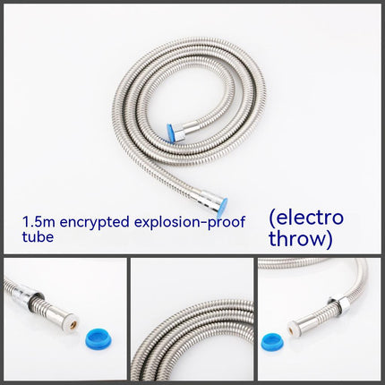 Wholesale Shower Hose 150cm Electroplating Stainless Steel Encryption Tube