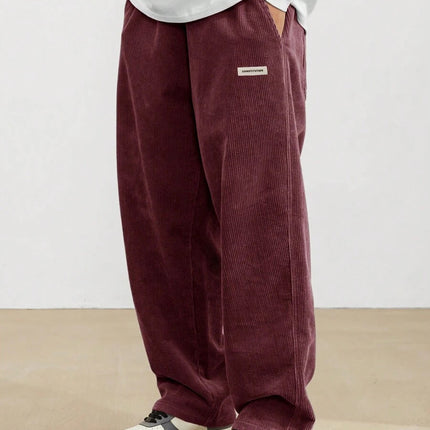 Men's Autumn And Winter Loose Wide Leg Draping Casual Pants