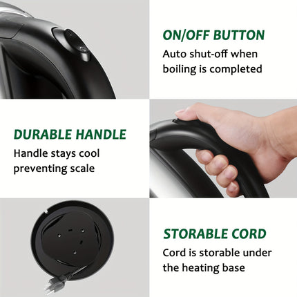 Kettle, 2.0L Hot Water Kettle Electric, BPA- Free Stainless Steel Tea Kettle, Electric Kettles