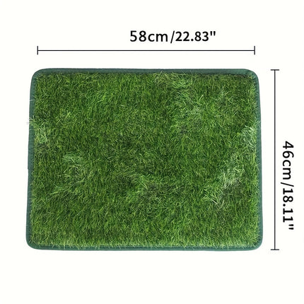 Reusable Pet Training Lawn, Odor Control Artificial Grass Pad Dog Grass Mat, Washable Dog Potty Training Mat Dog Pee Grass Pad Christmas Gift