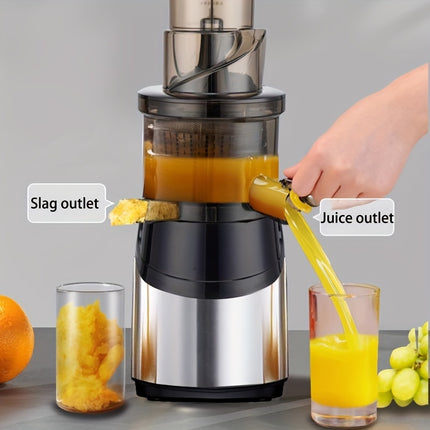 Juicer, 300W Slow Masticating Machines with Large Feed Chute Fit Whole Fruits