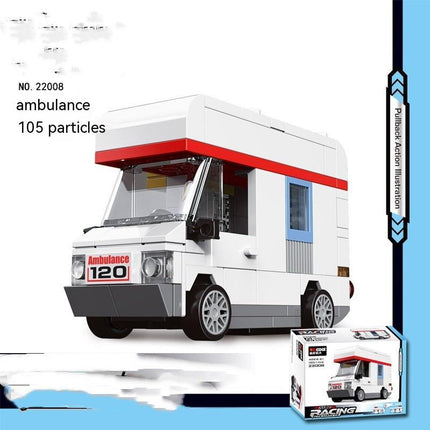Building Block City Recycling Car Assembly Toy