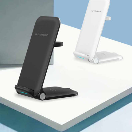 Desktop Vertical Multifunctional Three-in-one Wireless Charger