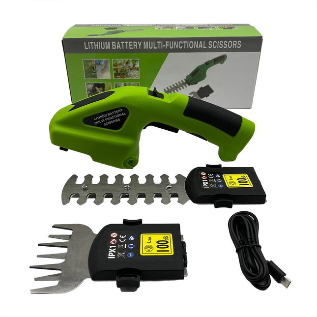 Electric Hedge Shears Dual - purpose Rechargeable Pruning Shear Garden Tools - GARDIWALL