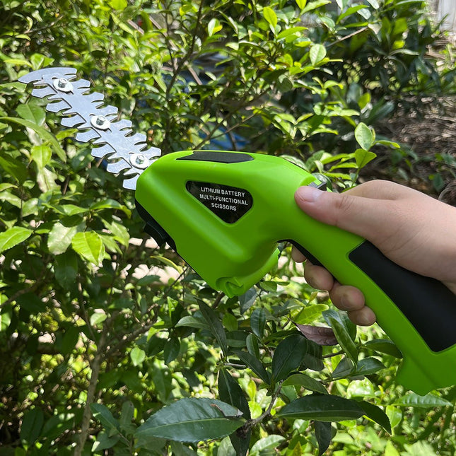Electric Hedge Shears Dual - purpose Rechargeable Pruning Shear Garden Tools - GARDIWALL