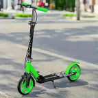 Large Wheel Wide Platform Handbrake Green