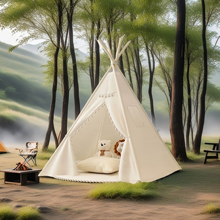 Old model Tent Upgrade with Pompoms New model Tent, Easy to Install Folding Indoor and Outdoor Game House Small Tent Halloween Thanksgiving Easter Christmas Valentine'S Day Holiday Gift Birthday Gift