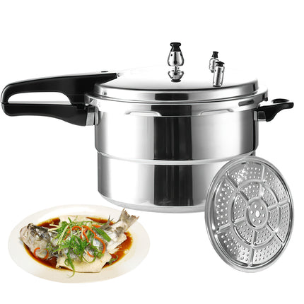 Home & Commercial Pressure Cooker - Works with Gas & Induction Cooktops! Suitable for home cooking