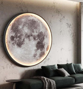 Moon LED Wall Light For Bedroom Kid's Room Foyer Living Room Coffee Bar Aisle Hallway Gallery Studyroom Loft Indoor Home Lights