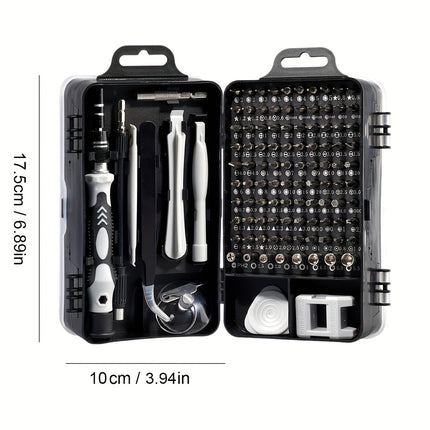 115-in-1 Upgrade Screwdriver Set Strong Magnetic High Hardness Multifunctional Disassembly Complete Set of Tools with