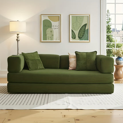 Sofa Bed, Folding Floor Couch,CompressedConvertable Sleeper Sofa,Memory Foam Couch
