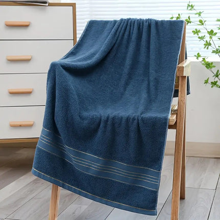 1 Cotton Bath Towel - Soft and Highly Absorbent, Lightweight and Portable, Suitable Travel