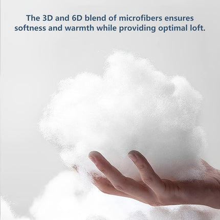 All-Season Heavyweight Bedspread - Detachable Thick Quilt with Soft Polyester Fill