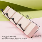 Girly pink / 2 Style / 4 hooks