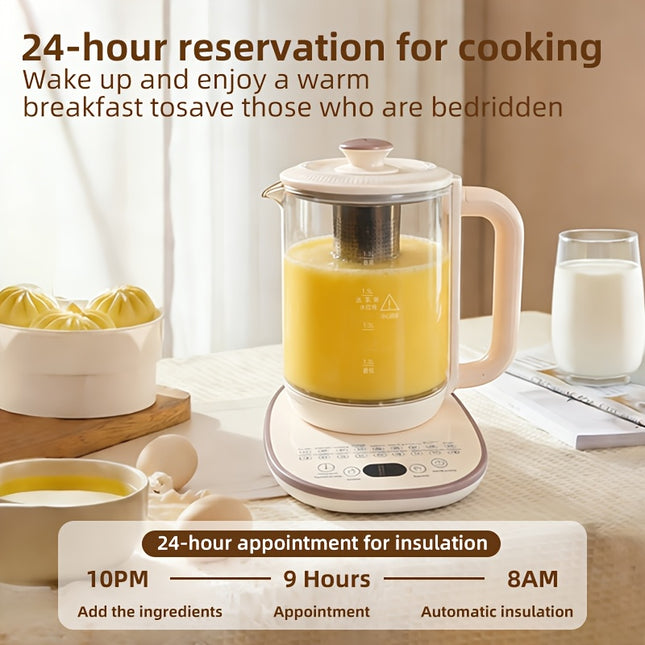 1.8L/60.87oz Immersion Electric Kettle | Health Kettle with 18 Functions, Thickened Glass,