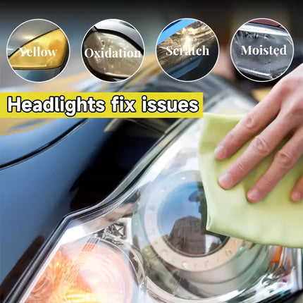 Professional Headlight Restorer - Remove Yellowing, Oxidation & Foggy Car Headlights