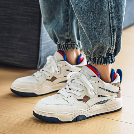 Men'S Casual Low-Top Sneakers - All-Season Comfort, Breathable Fabric Lining, Durable Rubber Sole,