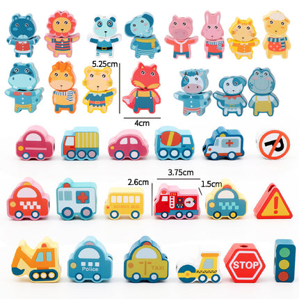 Children's Fashion Educational Wooden Bead Toys