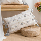 Greige Waist Pillow / 30x50cm Without Core
