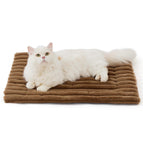 Small Rabbit Fur Mat Brown / 61X45