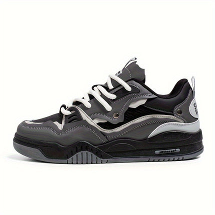 Top Street Style - Comfy Non Slip - Casual Lace Up Soft Sole Sneakers For Men's Outdoor Activities
