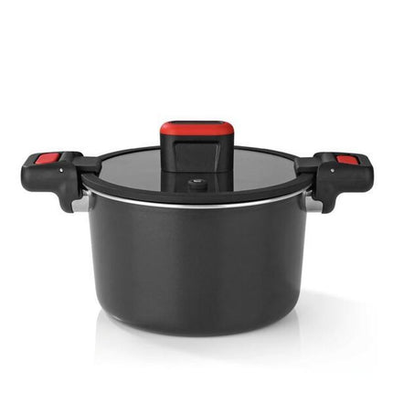 5.8L Pressure Cooking Pot with Non-Stick Coating Energy-Efficient Aluminum Cookware
