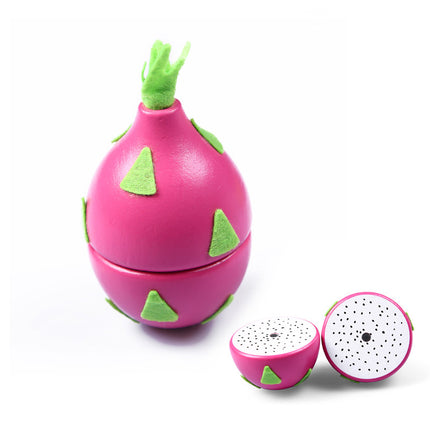 Fruits Carefully, Children's Wooden Toys, Play House Magnetic Cut Toys