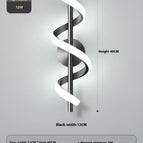 Black 12CM White Light Single