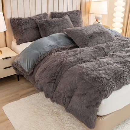 Duvet Cover Set, Winter Bedding, Machine Washable, Zipper Closure