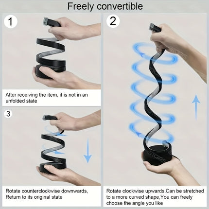 1/2 Vintage USB-Powered LED Table Lamp with Dimmer Adjustable 3-Level, Portable Bedside Lamp Suitable