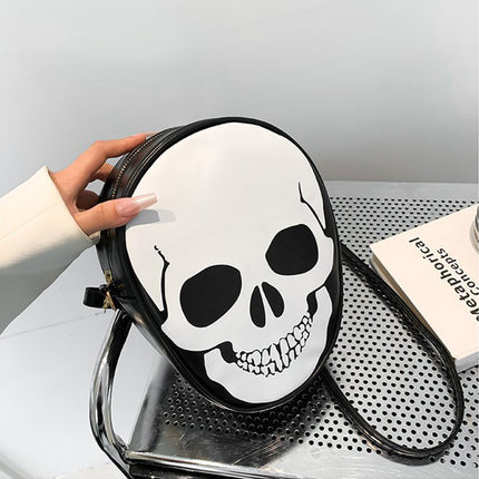 Halloween Skull Shoulder Bag Personality Funny Messenger Bag