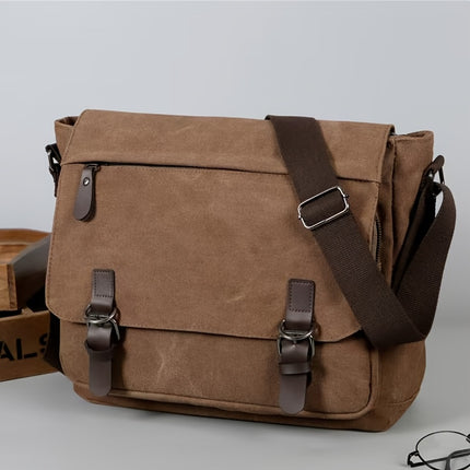 High-Quality, Durable, And Vintage Canvas Shoulder Bag, a Stylish Crossbody Bag for Men