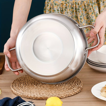 12pcs Stainless Steel Cookware Set - Heavy-Duty,