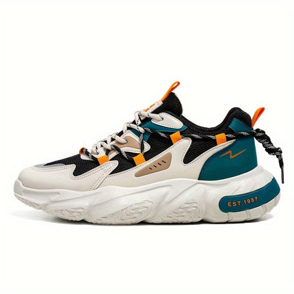 New Style Versatile Men'S Sports Casual Shoes in Black And Rice, White And Blue, Gray.