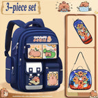 Blue lunch bag + pencil case