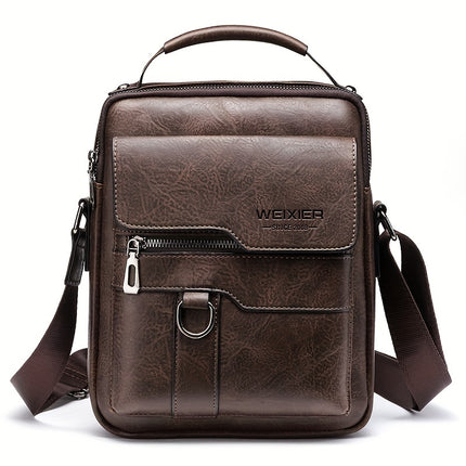 Fashionable High-End Vintage Shoulder Bag, Vertical Business Versatile Casual Crossbody