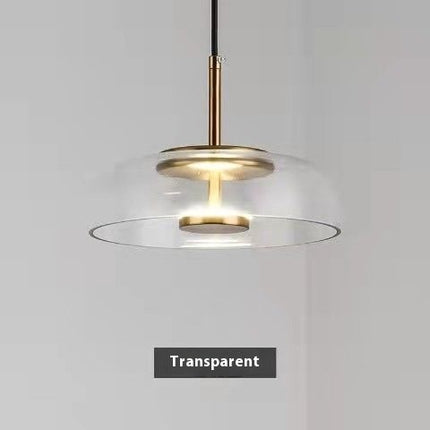 Simple Single-head Droplight Bedside Glass Lamps