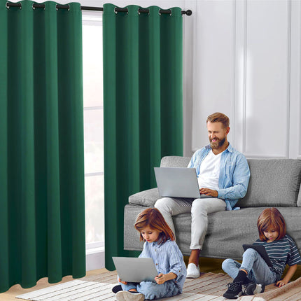 Amazon Cross-border Curtain Thickened Non-glossy Fabric Curtain Sun-blocking Heat-insulating Shade Wholesale Modern Minimalist