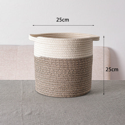 Storage Basket Dirty Clothes Basket Toy Clothes Storage Hand-woven Storage Basket