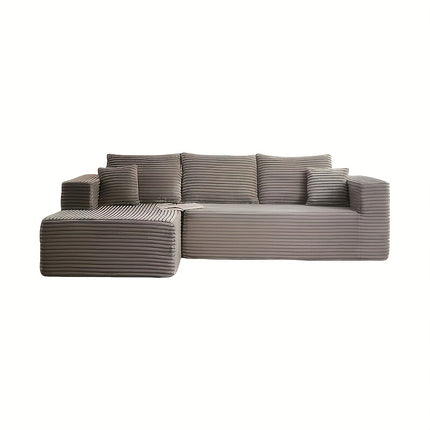 Sofa, Boneless Deep Seat Modular Couch, No Assembly Required, Minimalist Modern Design