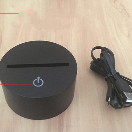 Basketball Creative Illusion Colorful 3D Lights