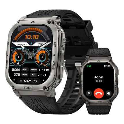 Smart Watch for Men Features a 480Mah Battery That Lasts Up to 60 Days, Is Designed to Be Rugged