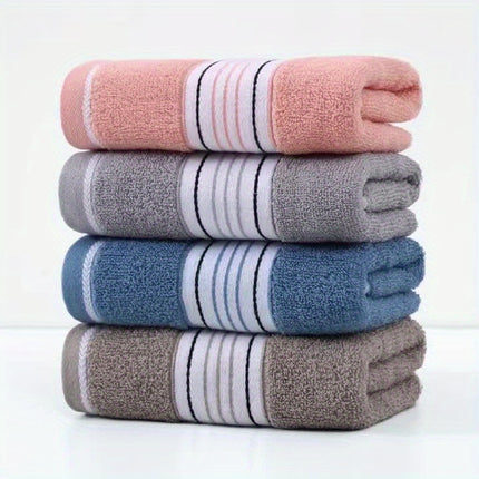 4pcs Heavy-Duty 100% Cotton Hand Towel Set - Large 13.8x29.5 Inch Ultra-Soft