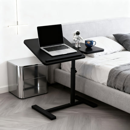 Adjustable Height Office Computer Desk, Mobile Laptop Bedside Table/folding Desk