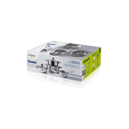 Bateria 7pcs Acero Inox Ind Cassel Sg