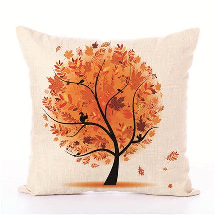 Linen Pillow Money Tree Cushion with Pillow